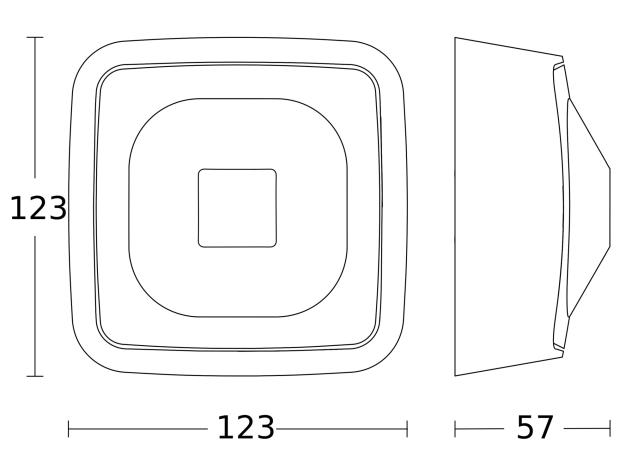 STEINEL HF 360-2 DALI-2 Input Device - en saillie